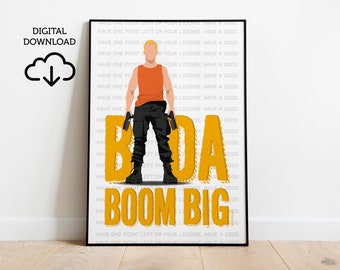 Korben Dallas/El quinto elemento/Taxi/LeeLoo/Ciencia ficción/Impresión de arte/Descarga digital