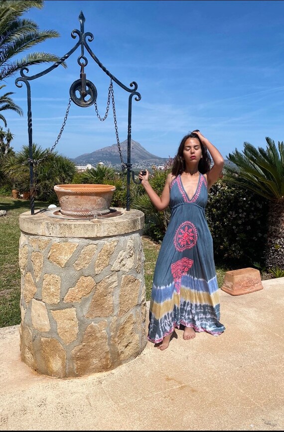 pink and blue tie dye dress Pink & Blue Tie Dye Mini Dress