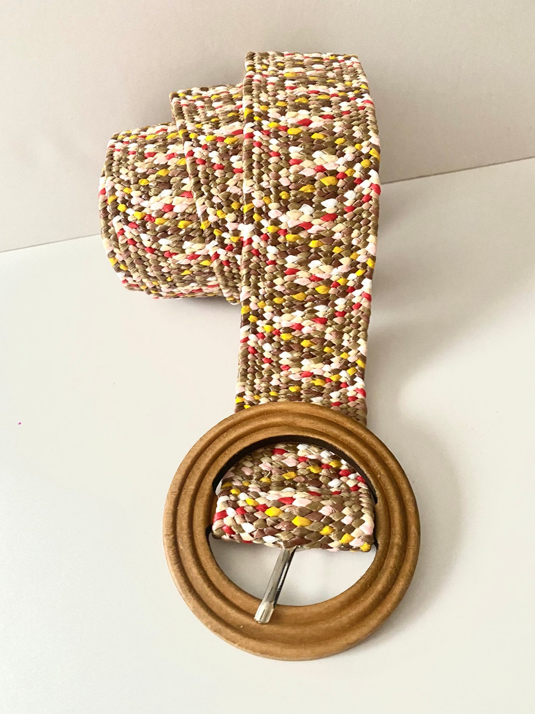 Womens Raffia Belt.raffia Accessories for Women.natural Etsy