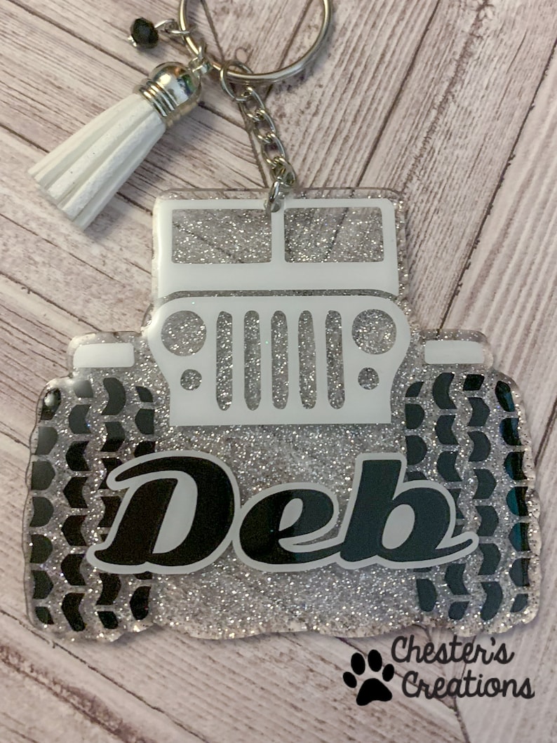 Personalized Jeep Key Chain Off Road Vehicle Keychain Etsy