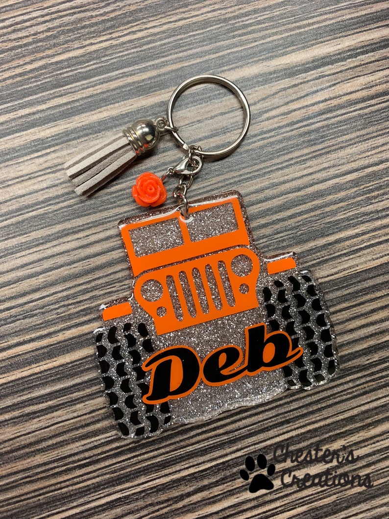 Personalized Jeep Key Chain Off Road Vehicle Keychain Etsy