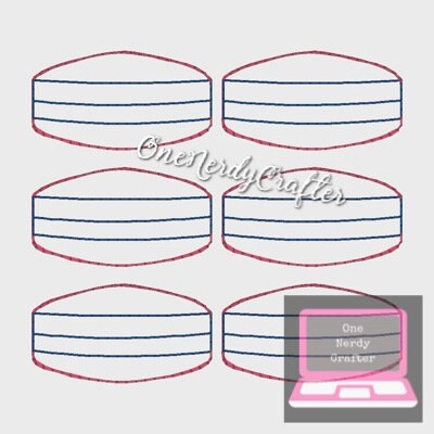 Elf Germ Mask Digital Design File Embroidery - Etsy
