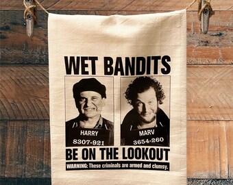 Wet bandits hand towel