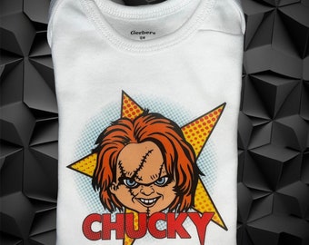 Comic Chucky onesie