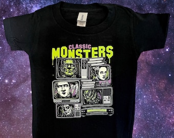 Universal monsters toddler tee