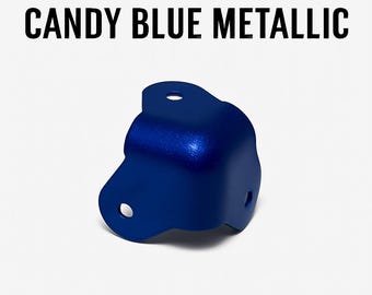 Candy Blue Metallic 3-Hole Amp Corners (8 Pack) – Rack, Amp, Cab Hardware + Screws