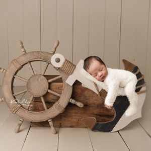 Nautical Newborn Digital Backdrop-2