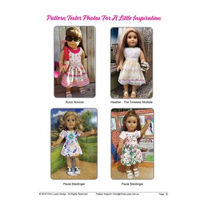 Fit n Flair 18 Doll Sewing Pattern Collection including Video Sewalong image 5