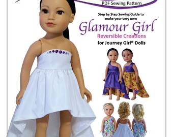 Glamour Girl - Journey Girl Doll Reversible Dress Sewing Pattern