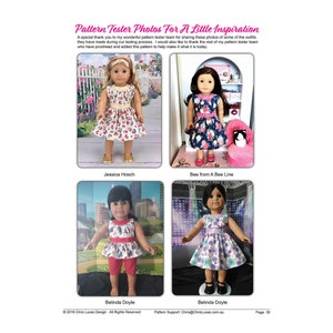 Fit n Flair 18 Doll Sewing Pattern Collection including Video Sewalong image 4