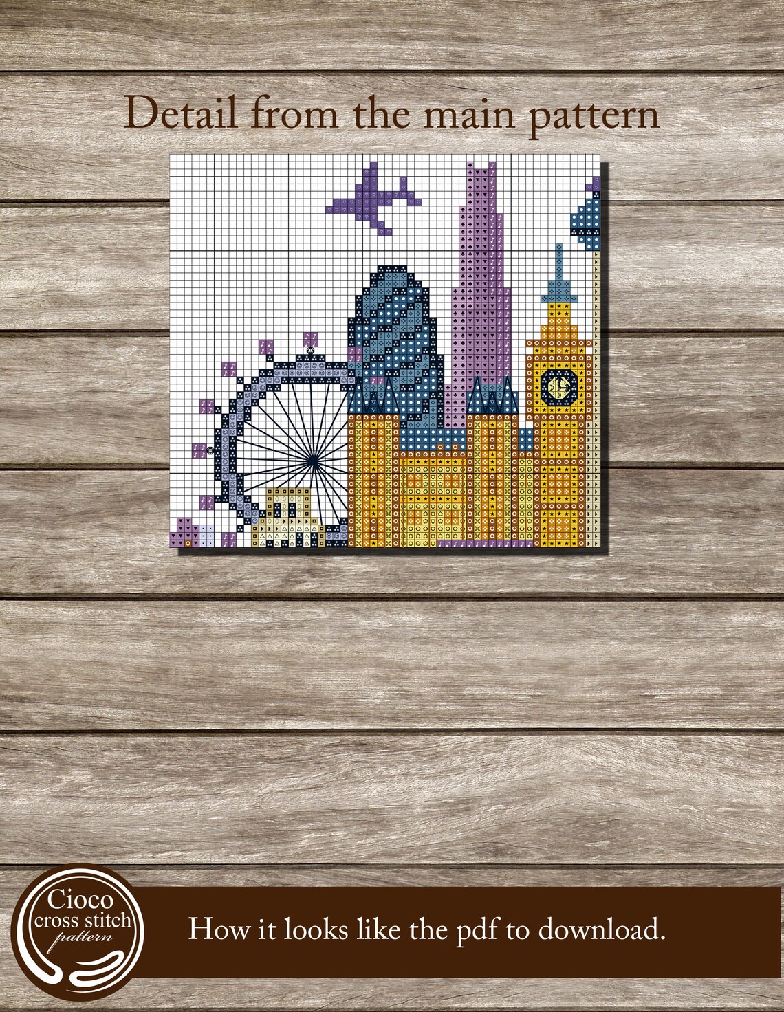 Europe architecture cross stitch pattern. City cross stitch. Etsy