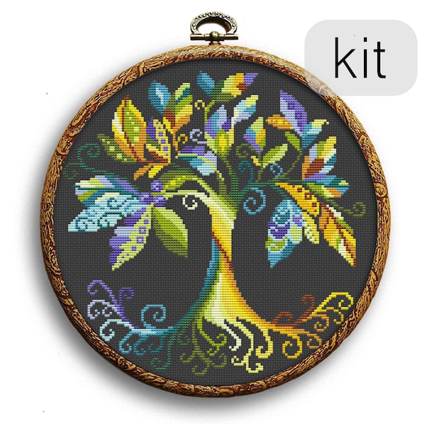 TREE of LIFE Plant Counted Cross Stitch KIT