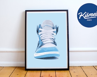 HYPEBEAST SNEAKER ART Print - Hypebeast Poster, Sneaker Prints, Printable Wall Art, Minimal Hypebeast Decor, Gifts, Wall Decor