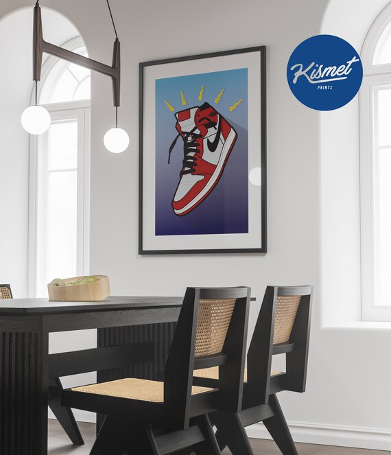 Wall Art Print Supreme x jordan, Gifts & Merchandise