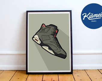 SNEAKER ART - Olive, Hypebeast Poster, Sneaker Prints, Printable Wall Art, Minimal Hypebeast Decor, Wall Decor, Gifts, Print