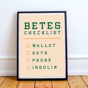 DIABETES PRINT - Type 1 Diabetes Digital Print, Diabetes Awareness ...