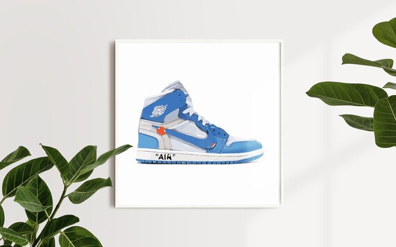 off white jordan 1 poster