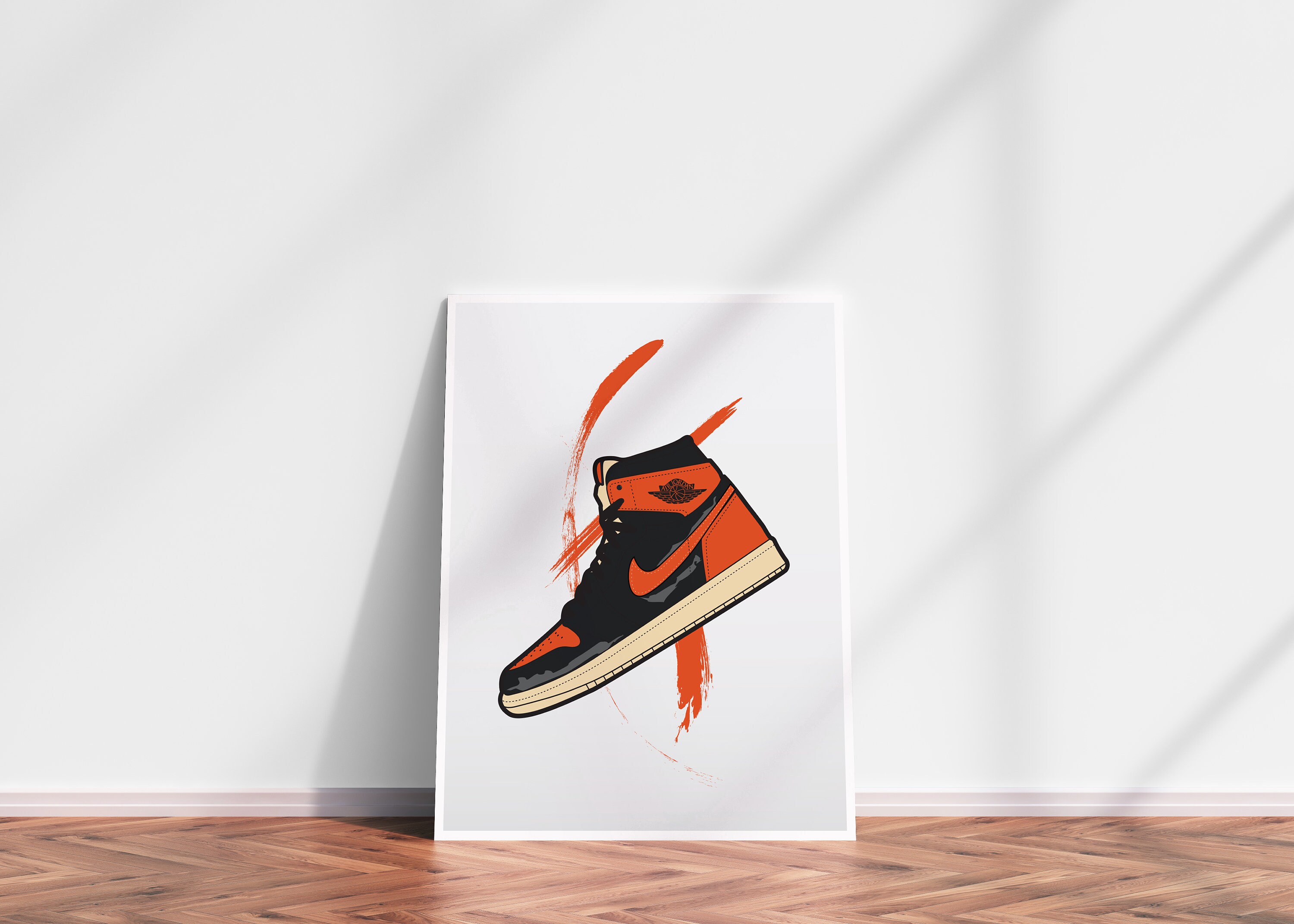 SBB Sneaker Art Digital Print Poster 