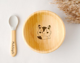 Babyschale, Schlchen, Kindergeschirr, Kinderbesteck, Baby Schssel, Baby  Bowl, Bambus Schssel Saugnapf, Kinderteller, Schale mit Lffel - Etsy.de