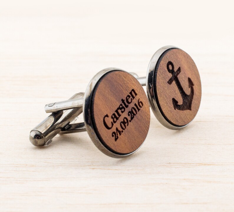Anker Manschettenknöpfe In Silber - Maritime Accessoires Mit Geschenkbox
