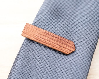 Wooden Tie Clip, Groomsmen Groom Gift, Best Mans Gift, Wedding Wood Accessories Mens, Birthday Wedding Gift, 5-Year Anniversary