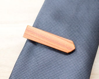 Wooden Tie Clip, Groomsmen Groom Gift, Best Mans Gift, Wedding Wood Accessories Mens, Birthday Wedding Gift, 5-Year Anniversary