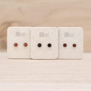 Holz Ohrstecker als Geschenkidee für Männer und Frauen