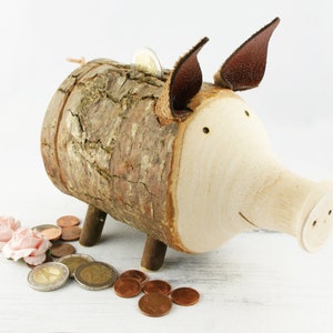 Spardose Pferdeanhänger Sparschwein Anhänger Sparbüchse Geschenk Geldgeschenk 