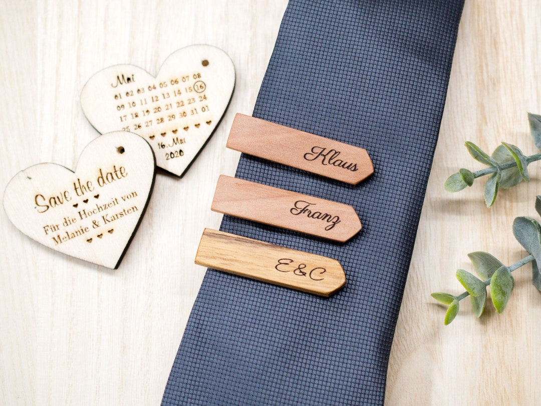Pin En Corbata Clip de corbata personalizado pin de lazo con el regalo del - Etsy España
