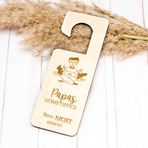 Door hanger - Do not disturb - Home office door sign - Door hanger home office - personalized door sign | Gift idea moving in office