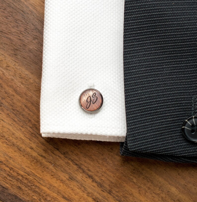 Wooden Accessories Company New Orleans Cufflinks Wood Cufflinks Hand Made in The USA