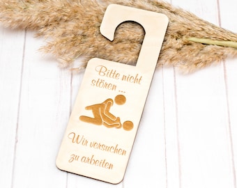 Door Hanger - Do Not Disturb - Wedding Night | Wedding gift for couples | Couple Gift | Moving gift wooden door sign