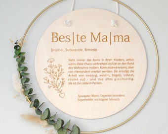 Definition "MAMA" wooden sign | Thank you | Mother's Day | Gift | Mother's Day | Pregnancy | anticipation | birthday | Best Mom