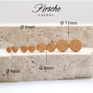 Holz Ohrstecker als Geschenkidee für Männer & Frauen