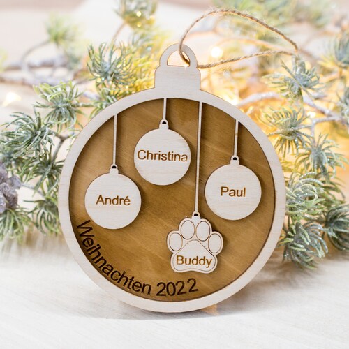 Christmas Standing Reindeer Personalized Decorations Place 1/4 - Etsy