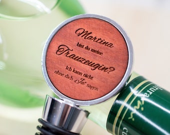 Groomswoman Ask | Voulez-vous être ma groomswoman | Fermeture personnalisée des bouteilles de liège de vin | Groomswoman cadeau | Mariage