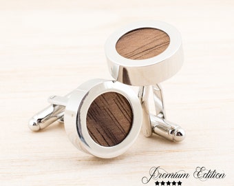 Cufflinks Wood, Gift for Groom Groomsmen, Gift for him, Wedding Gift, Mens Accessoires, Wooden Cufflinks, mens fashion, Cuff Links,