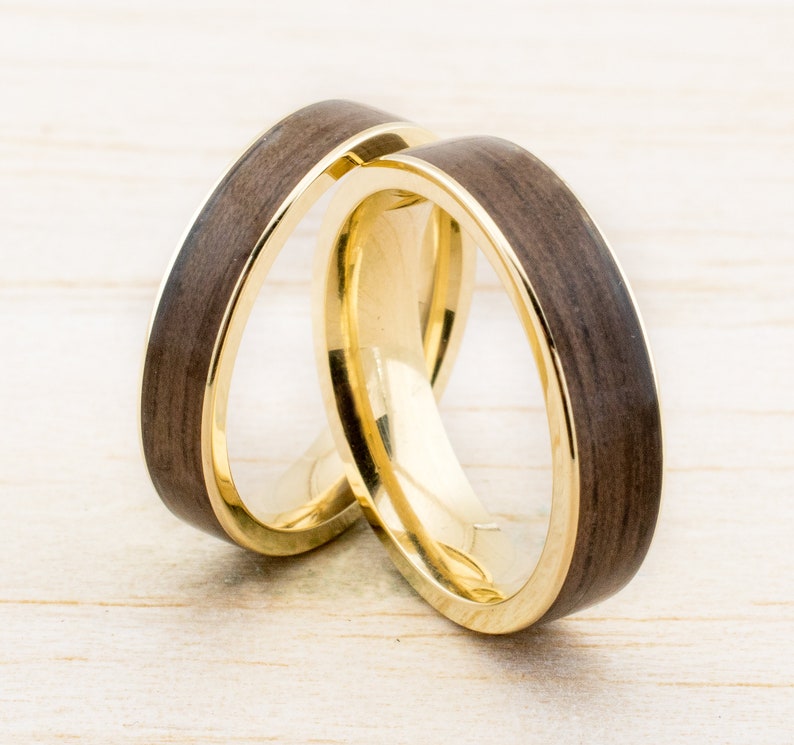 Holz Gold Ring Holz Gold Ring