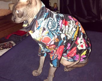 Sphynx Katze Tattoo Etsy