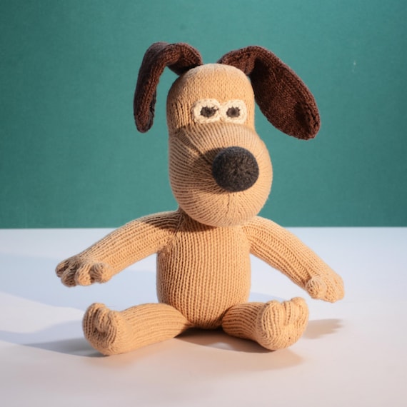 Hand Knitted Wallace and Gromit Character Soft Toys - Etsy