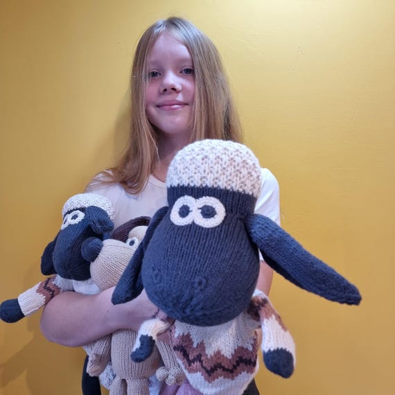 Shaun the Sheep Hand Puppet Hand Knitted - Main Image