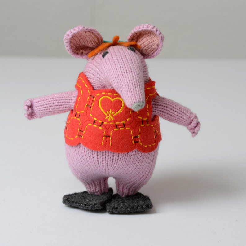 Hand Knitted Clanger Soft Toys Mother
