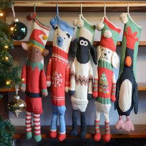 Army-Leggy Christmas Stockings with Shaun and Feathers McGraw
