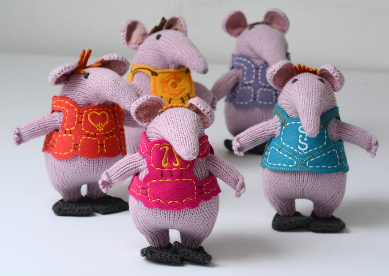 Hand Knitted Clanger Soft Toys image 1