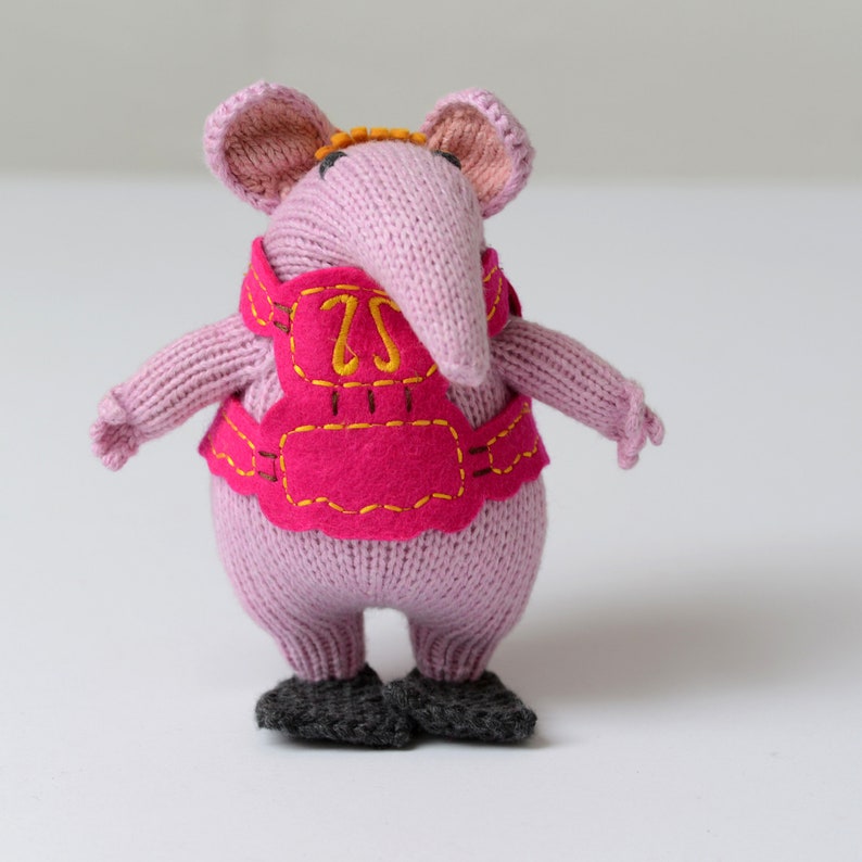 Hand Knitted Clanger Soft Toys Tiny