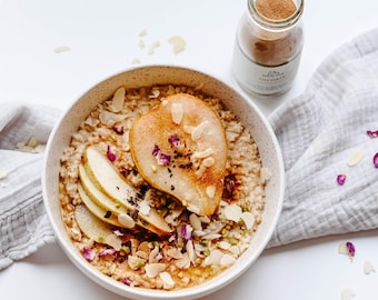 Premium Porridge Spice | OH OATS | Organic Breakfast Spice for Overnight Oats and Muesli | Handmade & Sugar-Free | Vegan Gift