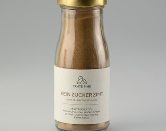 Zuckerzimt Gewürz | KEIN ZUCKER ZIMT | Bio Dattel-Zimt Mischung für Porridge, Milchreis & Desserts | Natürlich, Handgemacht, Zuckerfrei
