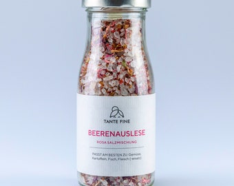 BEERENAUSLESE Bio Gewürzmischung , Salz-Mischung mit Schinusbeere und Kornblume