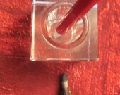 Vintage inkpot in Porcelain White (Insert (chipped see scan ) School Office Penholder(Blanzy-Poure) 1 Nib-Office(related objects) Inkwell.