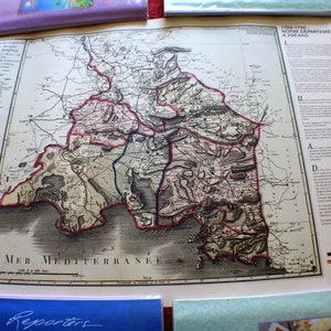Antique French ATLAS universel(L. Gregoire)1882's.The five Continents and Europe,historical,geographical,Politic , economy maps